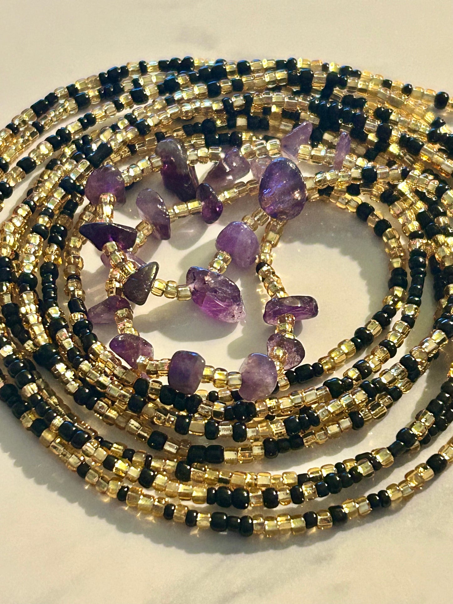 Amethyst - Black & Gold