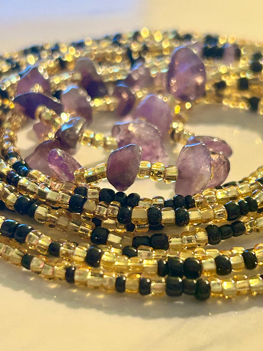 Amethyst - Black & Gold