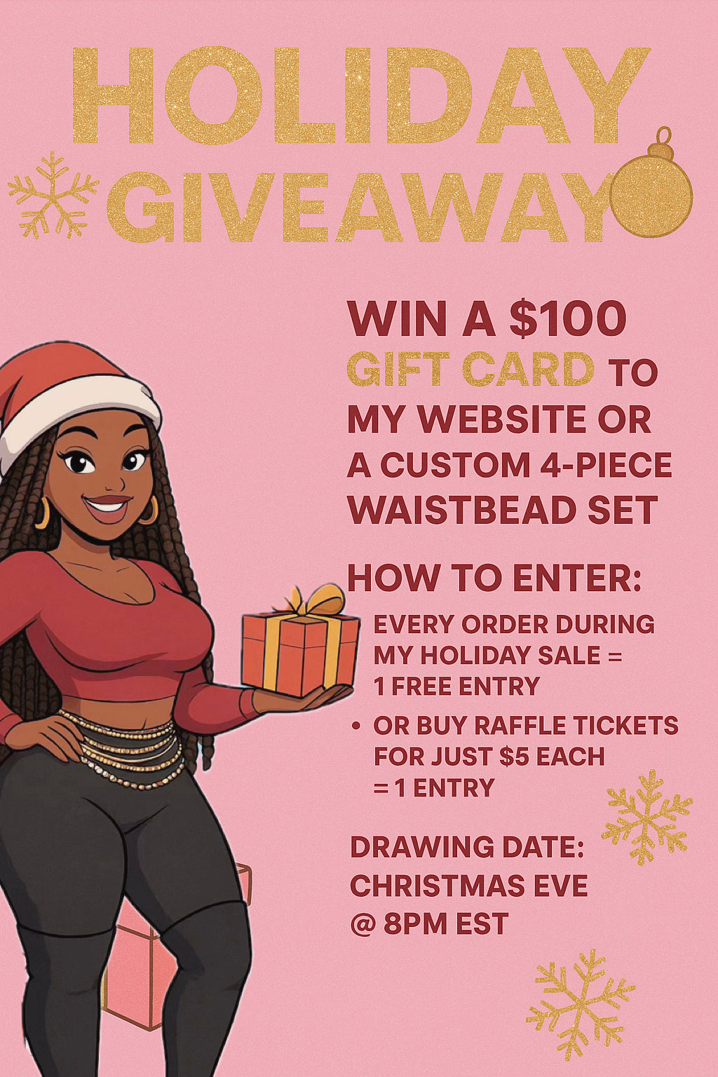 Holiday Giveaway Raffle !