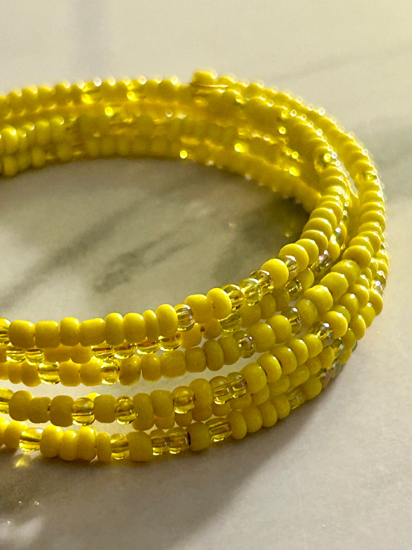 Mellow Yellow - Wrap around bracelet