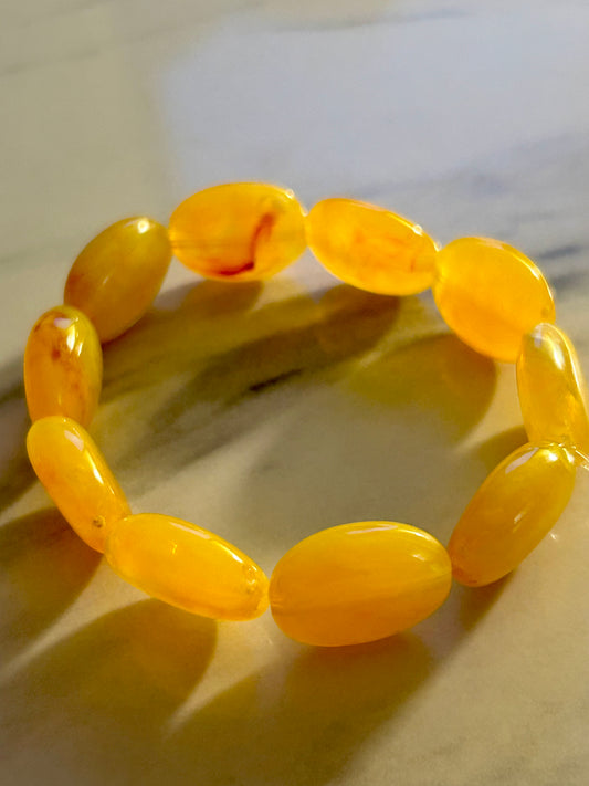 Mellow yellow -Stretch Bracelet