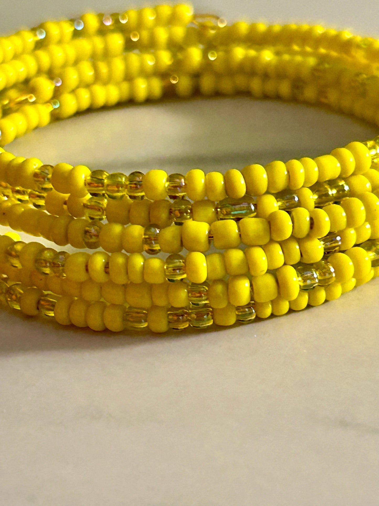 Mellow Yellow - Wrap around bracelet